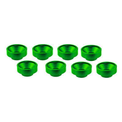 Ultimate Racing M3 ALUMINUM SERVO WASHER Green (8 PCS)