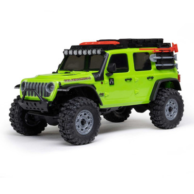 Axial 1/30 SCX30 Jeep Wrangler JLU 4X4 RTR Brushed Rock Crawler (Battery & Charger Included), Green