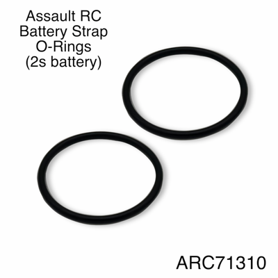 Assault RC Battery Strap O-Ring set (2S Batteries)