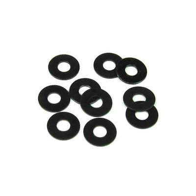 Tekno M3x8mm Washer (black, 10pcs)