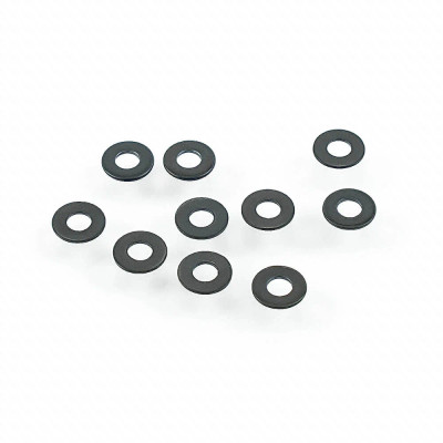 Tekno M2.6×6.0x0.5mm Washer (black, 10pcs)