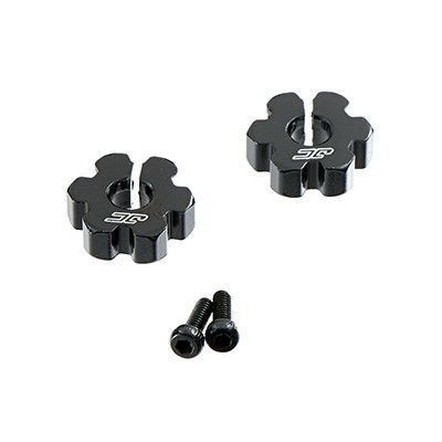 JCONCEPTS RC10B5 | B5M, aluminum, ultra front wheel hexes - Black JCONCEPTS RC10B5 | B5M, aluminum, ultra front wheel hexes - Black