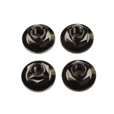 Assault RC Aluminum Extra Wide Serrated Wheel Nuts (4mm)