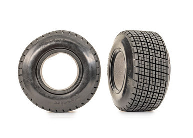 Hoosier Tires (dual profile 4.3x1.7- 2.2/3.0") (2)/ foam inserts (2)