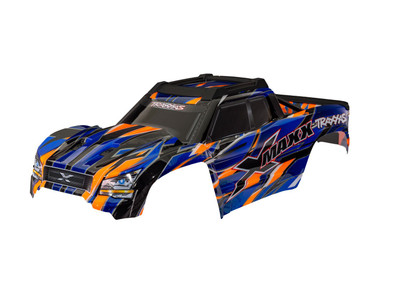 Traxxas Body X-Maxx Orange Body