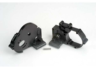 TRAXXAS Gearbox Halves w/Idler Shaft