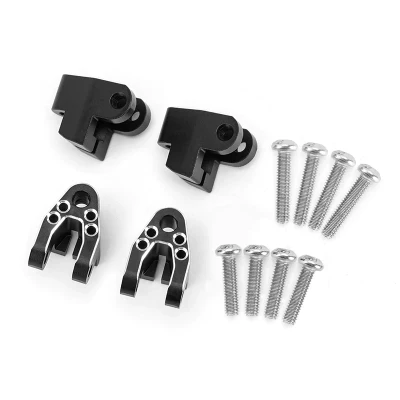 INJORA CNC Aluminum Shock Mounts Height Lift Kit for 1/18 TRX4M Defender Bronco Stock Shocks