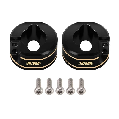 INJORA 2PCS 14g/pcs Brass Rear Axle Counterweights for 1/18 TRX4M (Black)