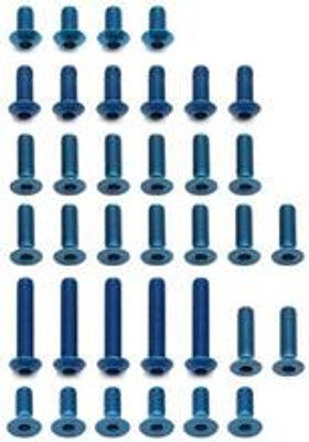 TEAM ASSOCIATED RC10B5M Button Head Aluminum Screw Kit (Blue) TEAM ASSOCIATED RC10B5M Button Head Aluminum Screw Kit (Blue)