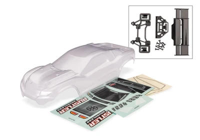 Traxxas Rustler 2WD Clear Clipless Body
