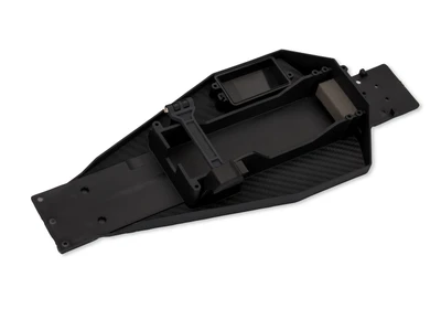 Traxxas Rustler 2WD Black Lower Chassis