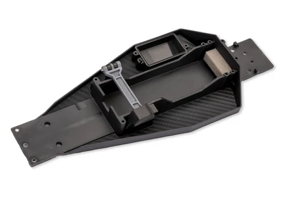 Traxxas Rustler 2WD Steel Gray Lower Chassis