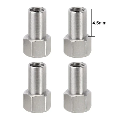INJORA 4PCS 4.5mm M2.5 Long Nuts for 1/18 TRX4M