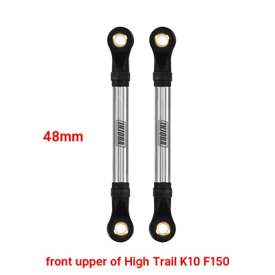 INJORA 1 Pair 48mm Stainless Steel Chassis Links for 1/18 TRX4M Mods