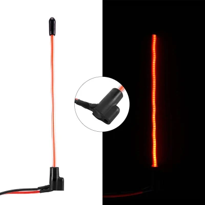 INJORA LED Whip Light for 1/18 1/24 RC Crawlers (Red)
