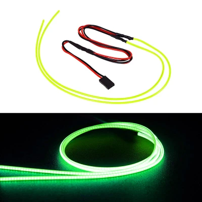 INJORA Flexible Cuttable LED Strip Lights for RC Cars (Green)
