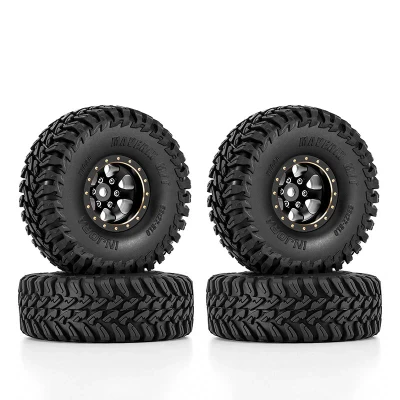 INJORA 1.0" 63*22mm -4.7mm Offset Brass Wheels Set for Micro Crawlers (4)