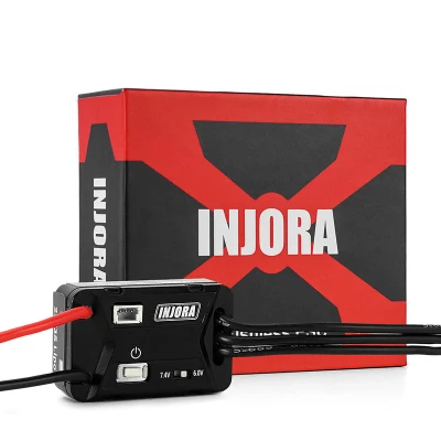 INJORA MBL32 G2 Waterproof Micro Brushless ESC W/Program Card for 1/18 TRX4M Ascent18 1/24 SCX24