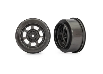 Traxxas Dirt Oval Front Wheels (2) (Gray )