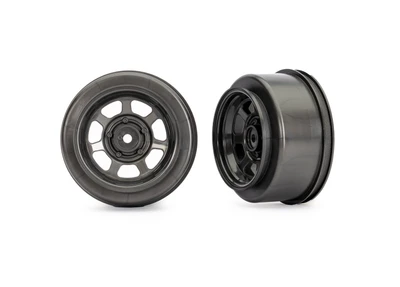 Traxxas Dirt Oval Rear Wheels (2) (Gray )