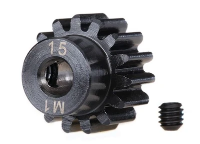 Traxxas 15-Tooth Machined Pinion Gear (1.0 Mod) 5 mm Bore