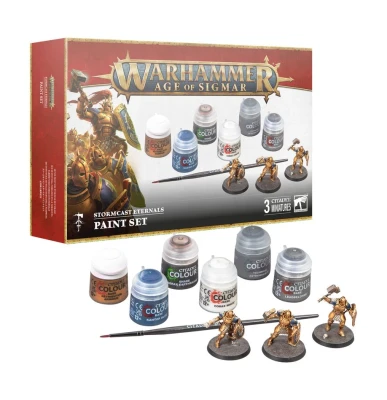Warhammer Age of Sigmar Stormcast Eternals + Paints Set
