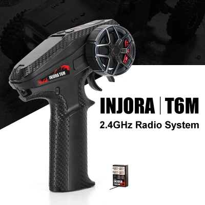 INJORA T6M 2.4GHz Transmitter with Micro 4CH Receiver for 1/30 SCX30