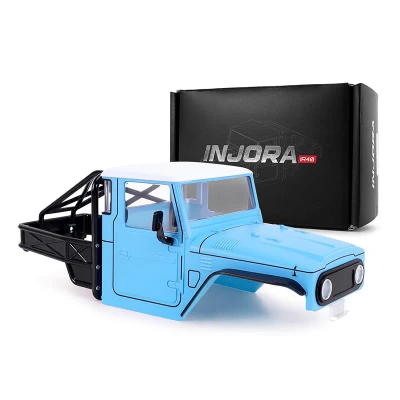 INJORA IR40-18 Half Truck Body for 1/18 TRX4M Defender Bronco (Sky Blue)