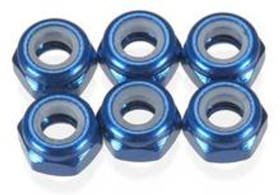 TEAM ASSOCIATED 3mm Aluminum Factory Team Locknut (6) TEAM ASSOCIATED 3mm Aluminum Factory Team Locknut (6)