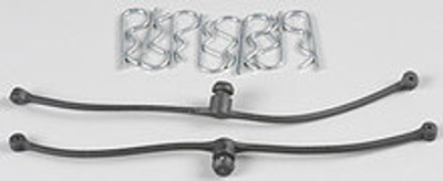 DUBRO Body Klip Retainers Black (2) (DUB2245) DUBRO Body Klip Retainers Black (2) (DUB2245)