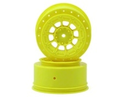 JConcepts 12mm Hex Hazard Short Course Wheels (Yellow) (2) (Slash Front) JConcepts 12mm Hex Hazard Short Course Wheels (Yellow) (2) (Slash Front)
