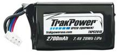 TRAKPOWER LiPo 2S 7.4V 2700mAh Rx Pack Hump w/Universal TRAKPOWER LiPo 2S 7.4V 2700mAh Rx Pack Hump w/Universal