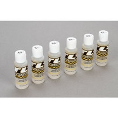 TLR Silicone Shock Oil Six Pack (17.5, 22.5, 27.5, 32.5, 37.5, 42.5wt) (2oz) TLR Silicone Shock Oil Six Pack (17.5, 22.5, 27.5, 32.5, 37.5, 42.5wt) (2oz)