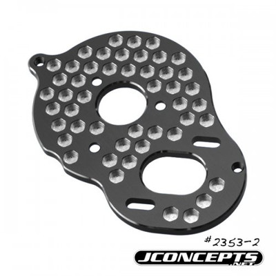 JCONCEPTS B5/B5M Aluminum Honeycomb Rear Motor Mount (Black) JCONCEPTS B5/B5M Aluminum Honeycomb Rear Motor Mount (Black)