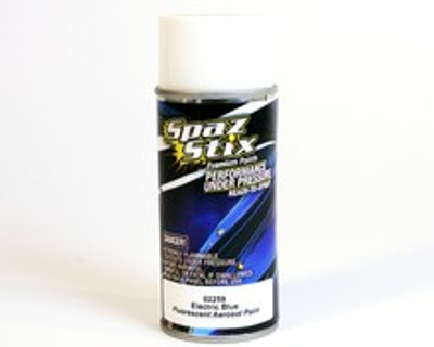 SPAZ STIX ELECTRIC BLUE FLUORESCENT AEROSOL PAINT 3.5oz (SZX02259)