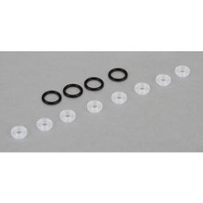 TLR 8IGHT Lower Shock Cap X-Ring Seal Set TLR 8IGHT Lower Shock Cap X-Ring Seal Set