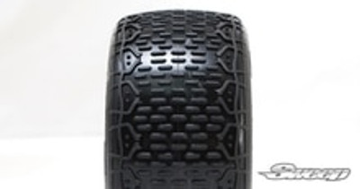 SWEEP 1/10 Buggy Front 4wd Buggy tires 10Droid Blue dots 2pc set (SW-101FBN)