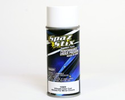 SPAZ STIX ULTIMATE CLEAR COAT AEROSOL PAINT 3.5oz - FOR MIRROR CHROME! (SZX10909) SPAZ STIX ULTIMATE CLEAR COAT AEROSOL PAINT 3.5oz - FOR MIRROR CHROME! (SZX10909)