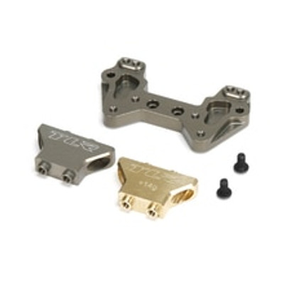 TLR Aluminum/Brass Mid Motor Rear Camber Block