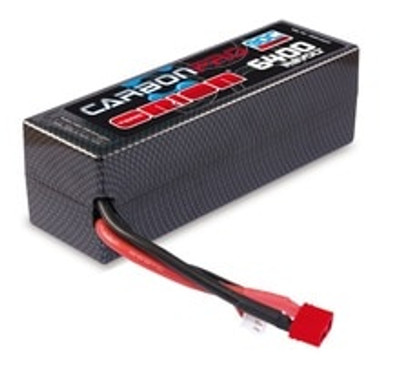 ORION 4S "Carbon Pro" 90C Li-Poly Battery Pack w/Deans (14.8V/6400mAh) ORION 4S "Carbon Pro" 90C Li-Poly Battery Pack w/Deans (14.8V/6400mAh)