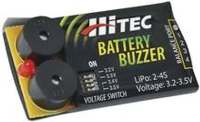 HITEC Battery Buzzer Low Voltage Battery Alarm HITEC Battery Buzzer Low Voltage Battery Alarm