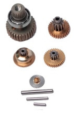 SAVOX SERVO GEAR SET WITH BEARINGS SW0231MG - BeachRC.com