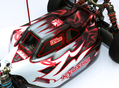 LEADFINGER Assassin body (clear) for Kyosho MP9 electric buggy LEADFINGER Assassin body (clear) for Kyosho MP9 electric buggy