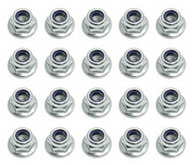 TEAM ASSOCIATED M4 LOCKNUT W/FLANGE (ASC25217) TEAM ASSOCIATED M4 LOCKNUT W/FLANGE (ASC25217)