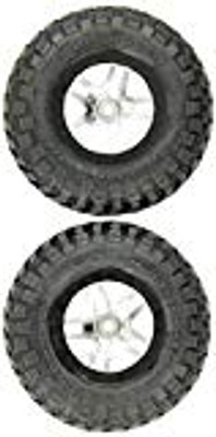 TRAXXAS BFGoodrich Mud TA Tire w/Split-Spoke Rear Wheel (2) (Satin Chrome) (S1)