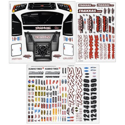 TRAXXAS Slash 4X4 Decal Sheet Set (TRA6813) TRAXXAS Slash 4X4 Decal Sheet Set (TRA6813)
