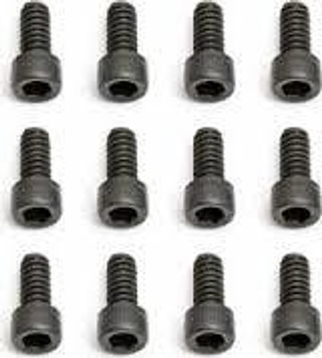 TEAM ASSOCIATED STEEL SOCKET HEAD CAP SCREWS 4-40X1/4 (12) (ASC6285) 