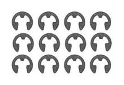 TEAM ASSOCIATED E-CLIPS FOR 1/8 SHAFT (12) (ASC6299)
