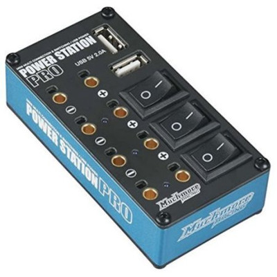MUCHMORE RACING MuchMore Power Station Pro Multi Distributor Blue MUCHMORE RACING MuchMore Power Station Pro Multi Distributor Blue