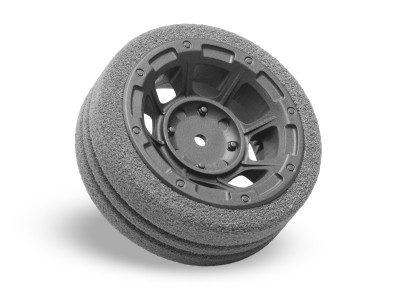 JCONCEPTS M12/MT4 Hazard Radio Wheel w/Dirt-Tech Foam Grip